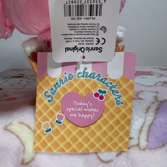 My Melody Ice Cream Parlor Sundae Plush - Sanrio -Full Size- Stuffed Plushie NWT - Picture 5 of 7